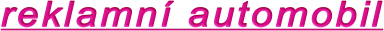 reklamní automobil