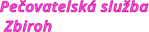 Pečovatelská služba  Zbiroh